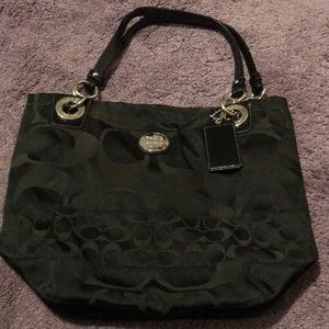 Classic Black Coach Bag!